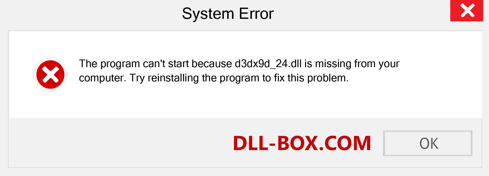  d3dx9d_24.dll file is missing?. Download for Windows 7, 8, 10 - Fix  d3dx9d_24 dll Missing Error on Windows, photos, images